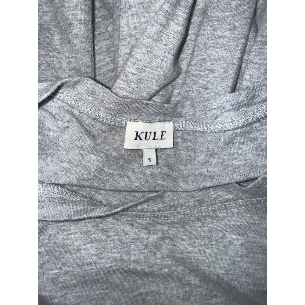 Kule The Modern Long Sleeve Solid Light Gray T-Shirt Women's Small Shirt - Picture 6 of 7